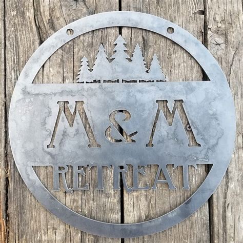 outdoor metal house signs|metal exterior wall mounted signs.